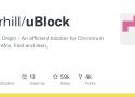 gorhill/uBlock: uBlock Origin - An efficient blocker for Chromium and Firefox. Fast and lean.